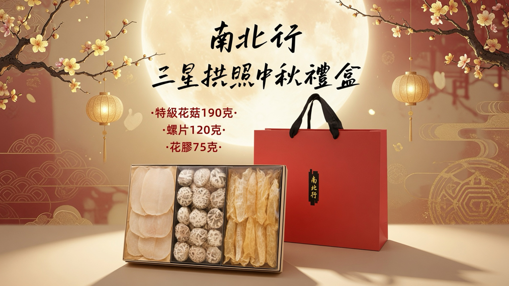 南北行 三星拱照中秋禮盒