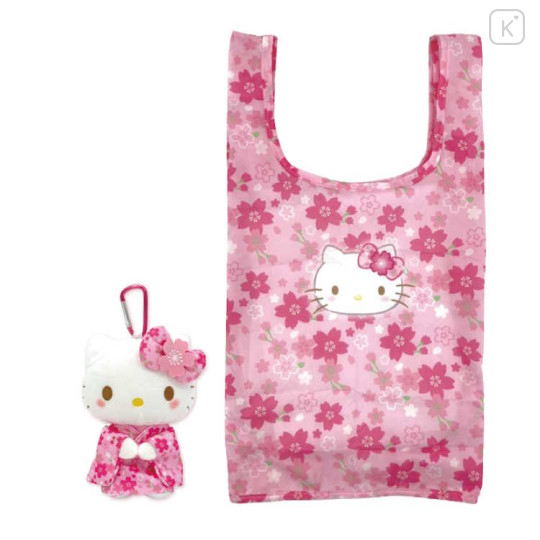 Sanrio Hello Kitty 櫻花和服造型 環保袋 