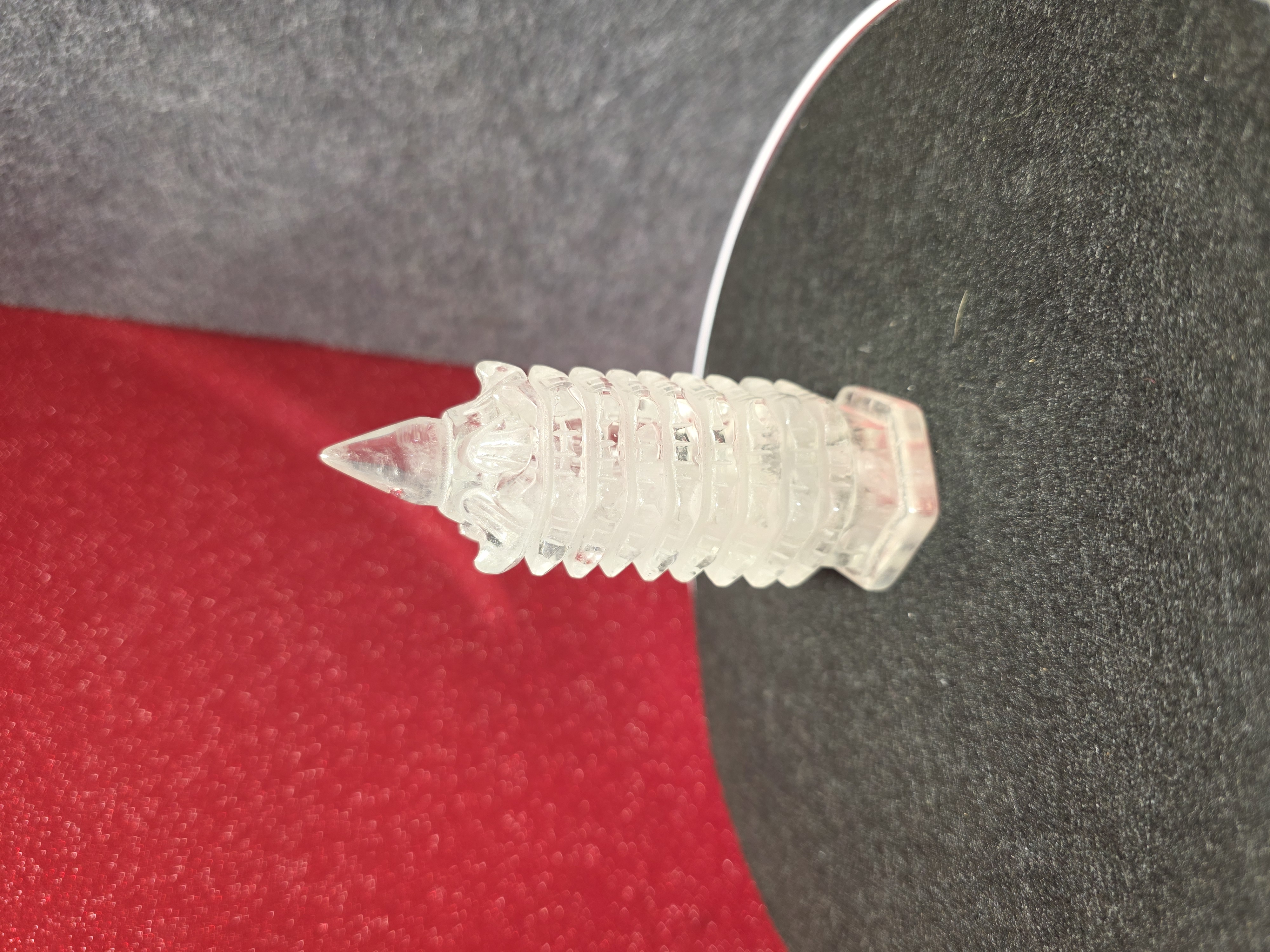 白水晶九層文昌塔