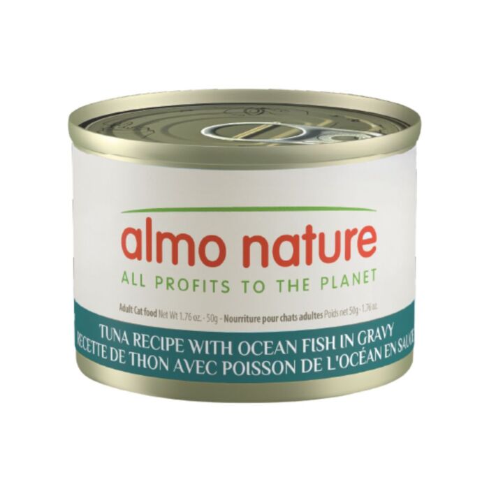 Almo Nature HQS 保健系列 Golden Age 吞拿魚+海魚 貓罐頭 50gx6