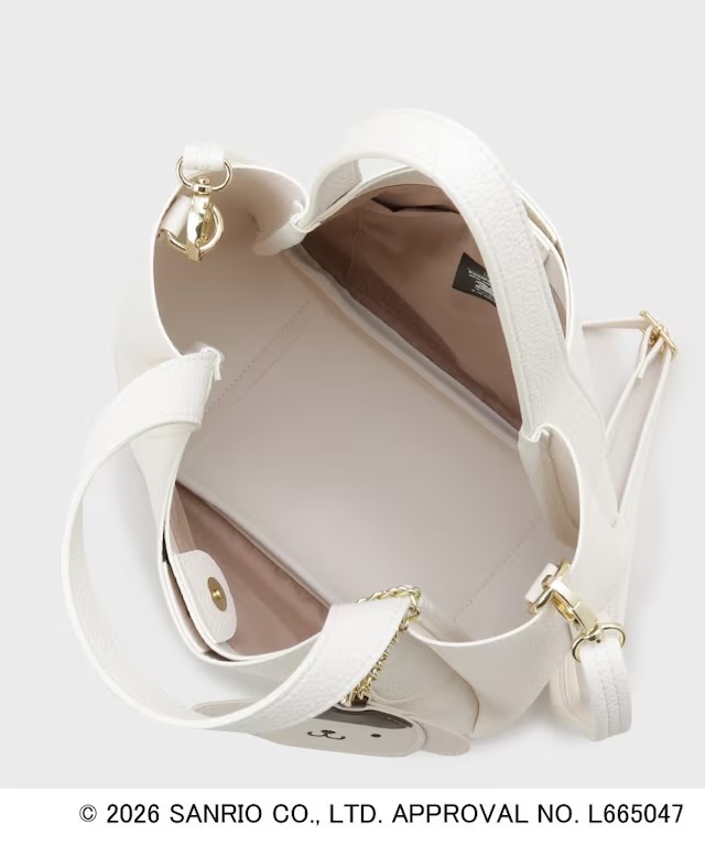 日本預訂📍日本index x 布甸狗30週年系列 - 兩用手袋連鏡子吊飾 不包郵