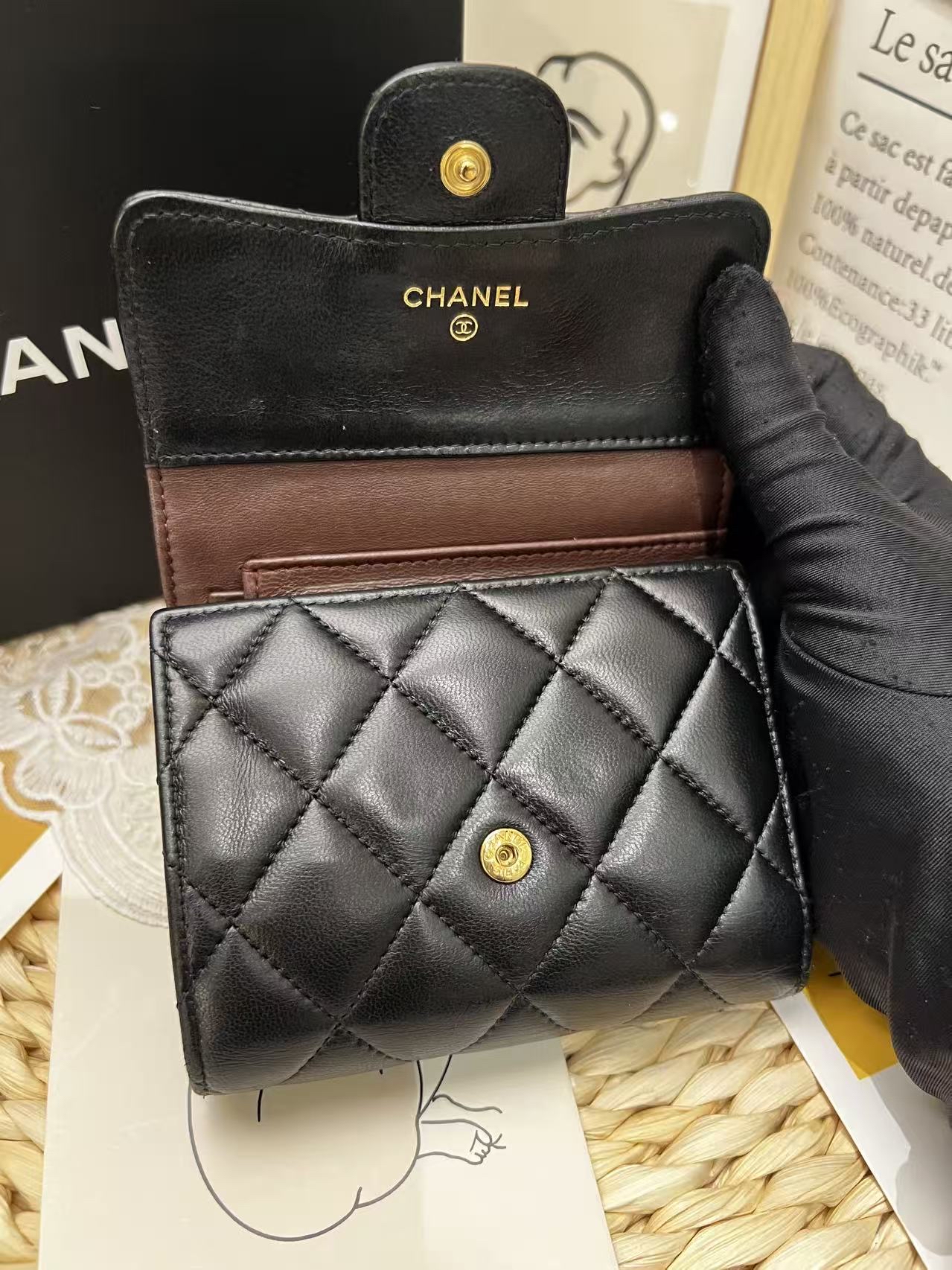 Chanel Classic Small Flap Wallet (Lambskin)