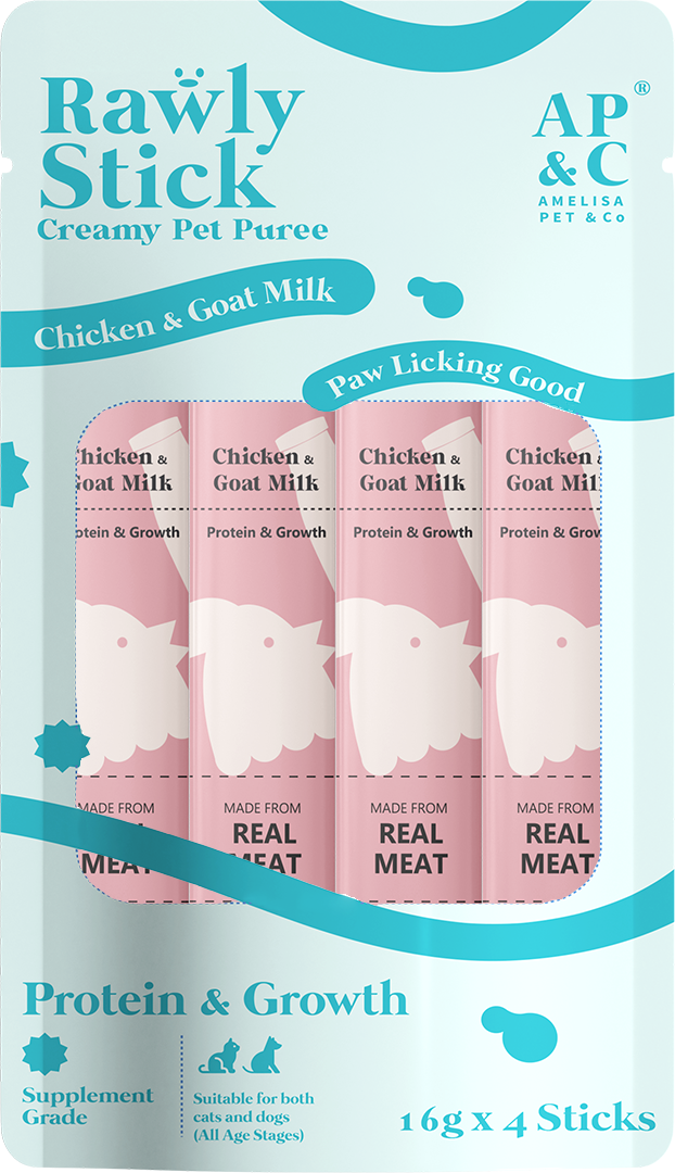 AP&C｜Rawly Stick 貓犬功能肉泥條 貓條 Creamy Pet Puree 16g x 4 