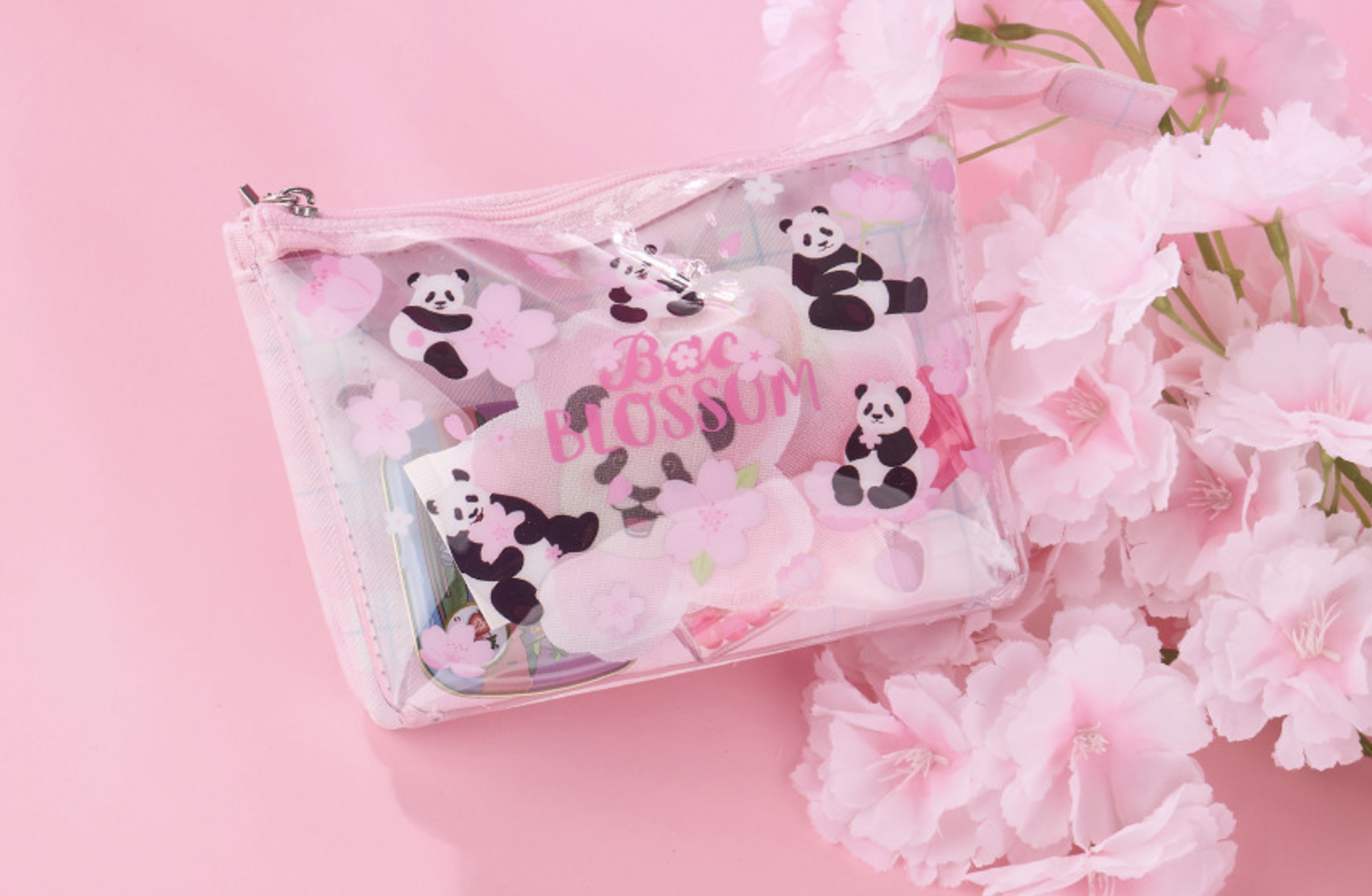 📦訂購 韓國代購 愛寶樂園 Everland Bao Family 寶家族 櫻花系列 小物袋