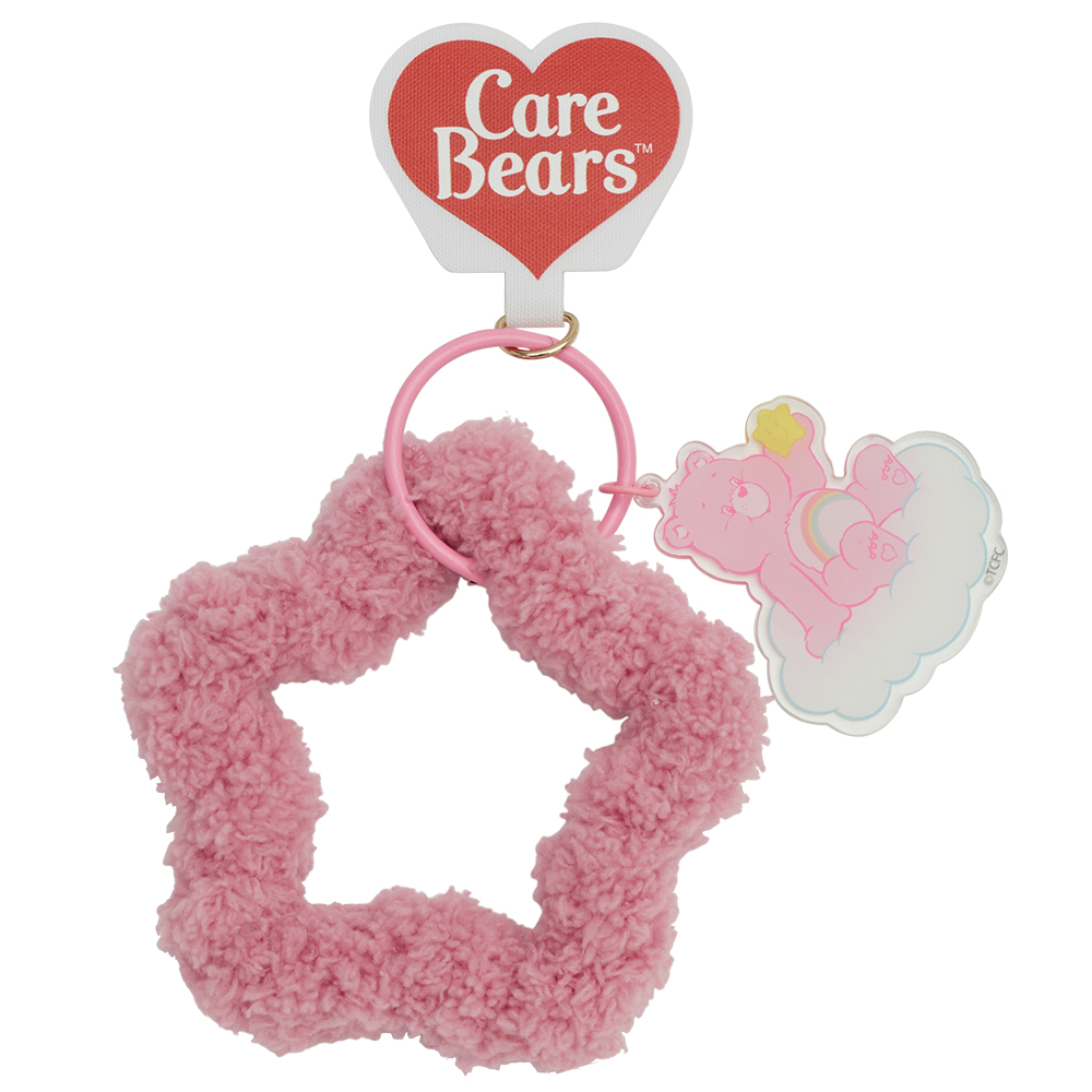 【台灣】CARE BEARS 樂觀星星絨毛手機吊飾