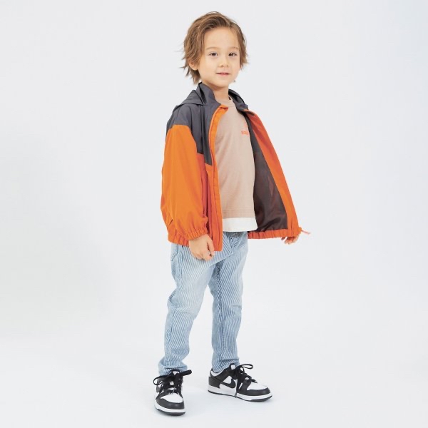 <日本限時減價⏰新品訂購>Breeze拼色潑水加工有帽外套(J405906)