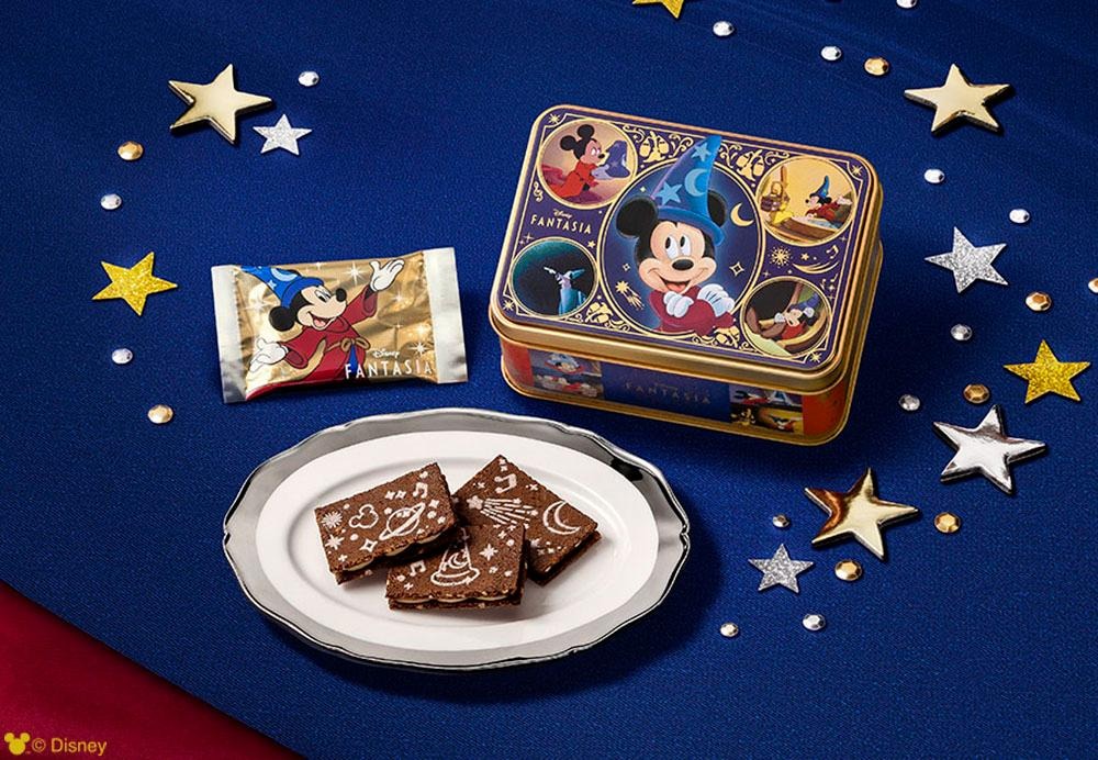 [訂購] [日本製] ✨ 東京ばな奈 TOKYO BANANA 魔法師學徒 Mickey Mouse 鐵罐朱古力夾心餅 賞味期限： 45-60日{TF260943}