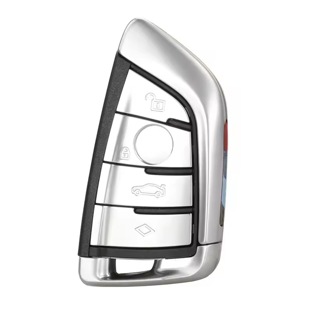 適用於寶馬汽車鑰匙殼 刀鋒4鍵G底盤外殼（金屬彩邊） UA0545