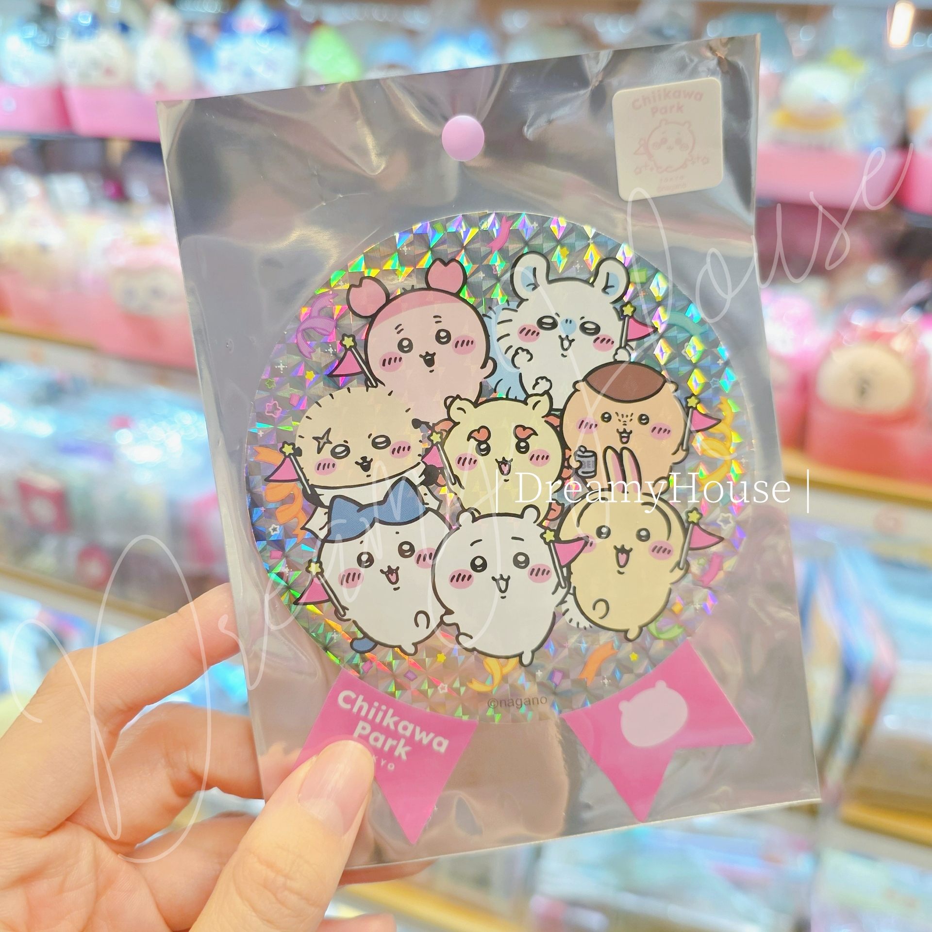日本 Chiikawa ✨️Chiikawa Park🚩 大閃閃貼紙