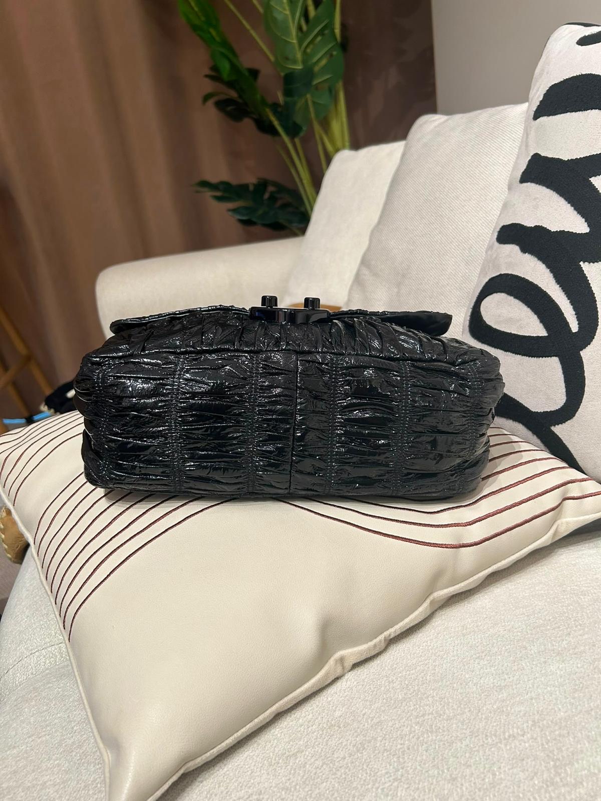 Prada So Black Shoulder Bag 油蠟皮 100%Authentic, 98%New ✅Dust bag