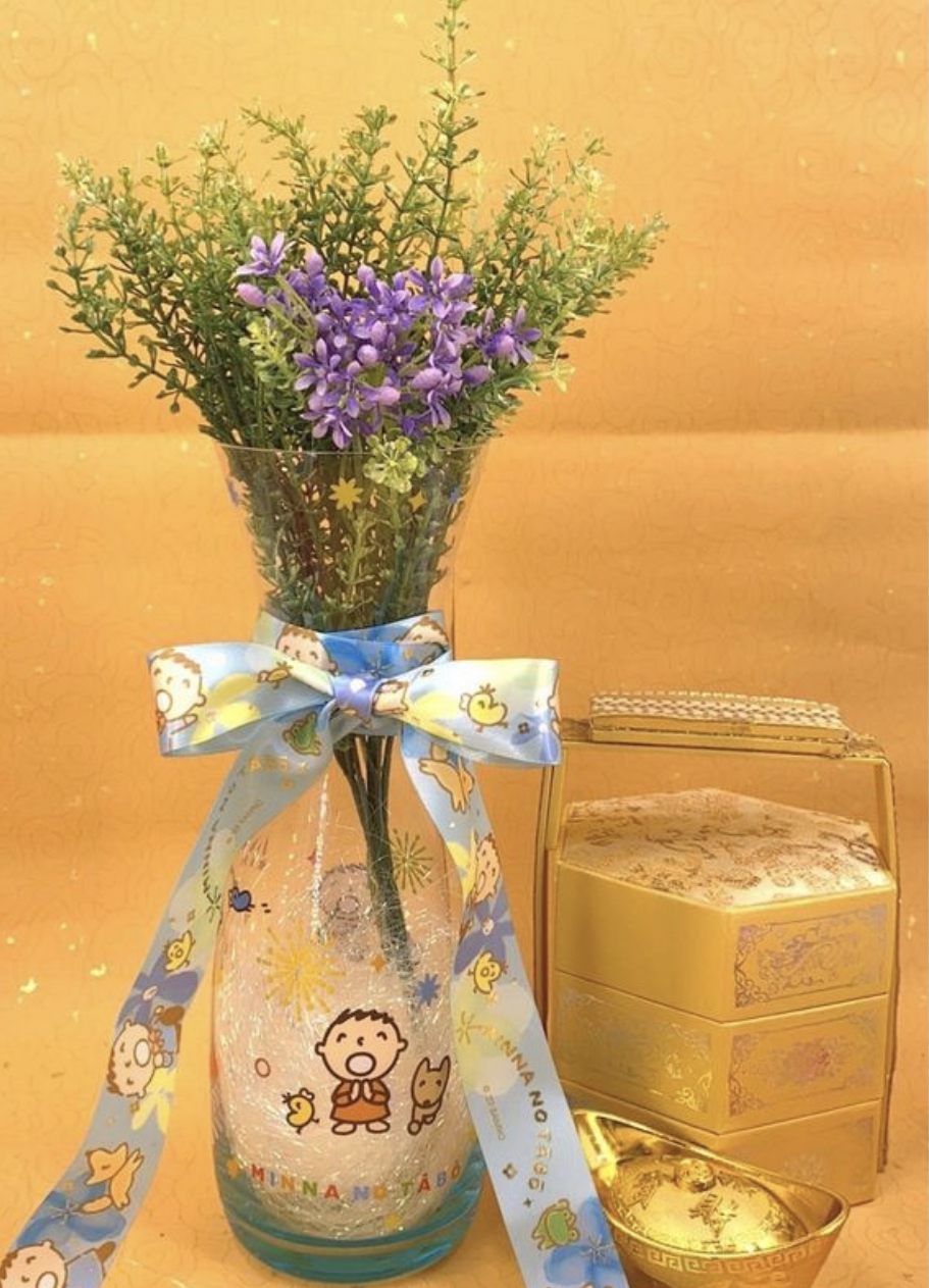 🎀Sanrio大口仔 卡通 玻璃花樽