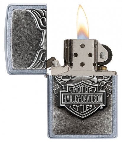 Zippo 20230 HARLEY-DAVIDSON® 鷹徽章 防風打火機 原裝行貨 美國製造 Windproof  ZIPPO 指定授權經銷商 |美國製造 | 收藏  哈雷 Harley-DavidsonR Eagle Emblem