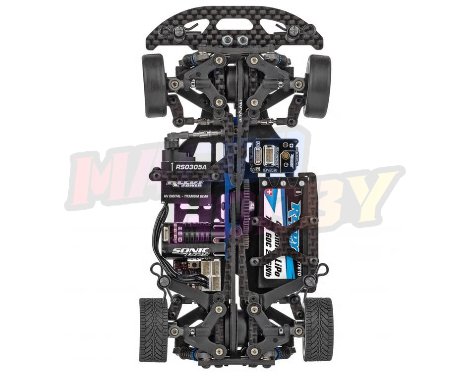 Team Associated TC28 1/28 4WD Electric On-Road Competition Team Kit w/Mako X Body & Wheels (Clear) #0111198