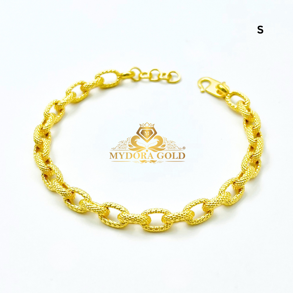 MYDORA Rantai Tangan Sauh Glam (5G) l EMAS 916/22K