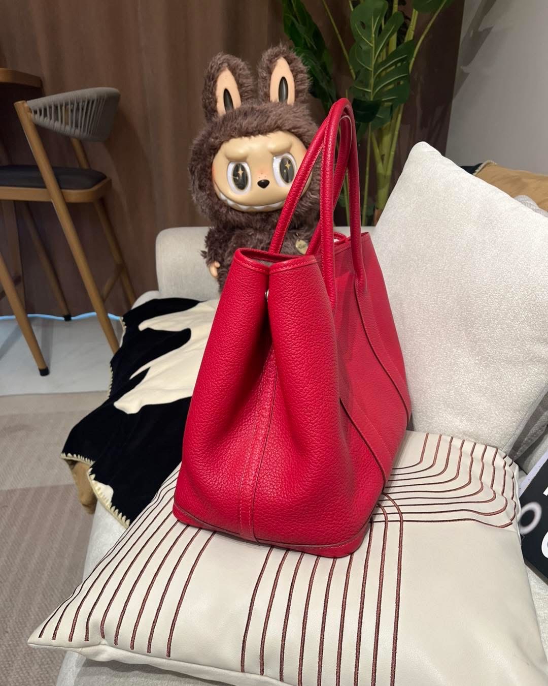 Hermes Garden Party 36 Stamp T 100%Authentic, 95%New ✅Dust bag