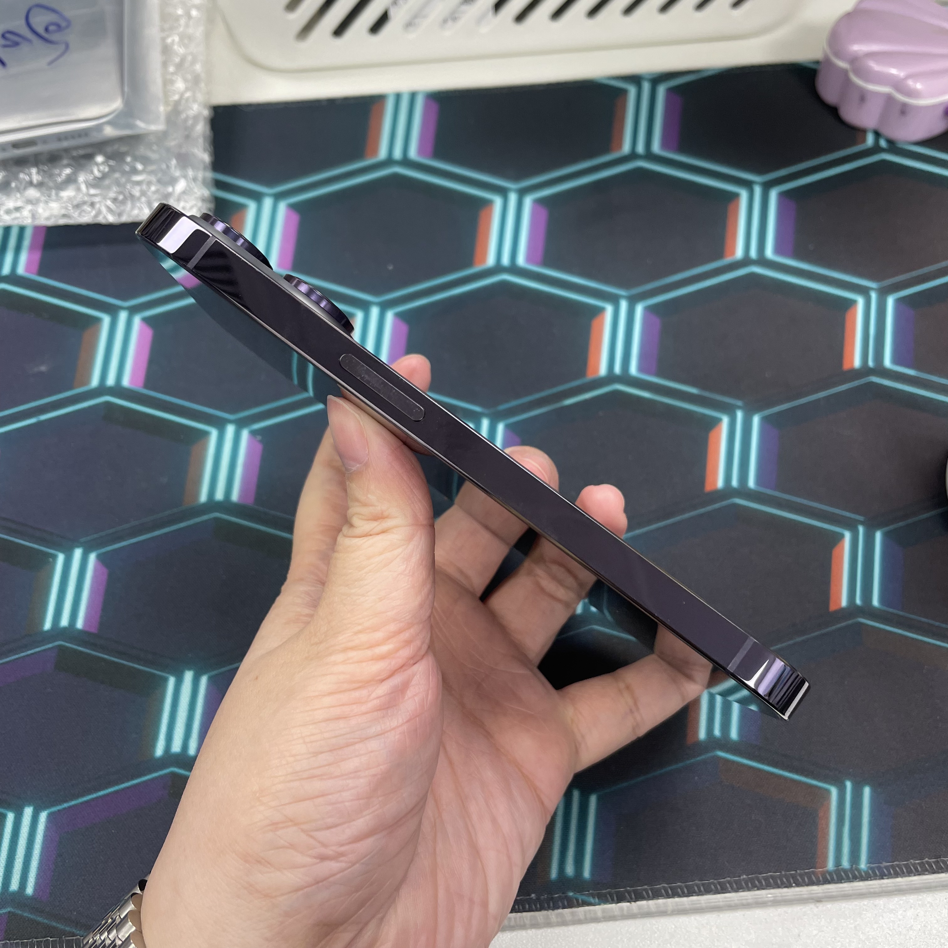 *6421 14 pro 完美機 256GB 電100 紫色 purple