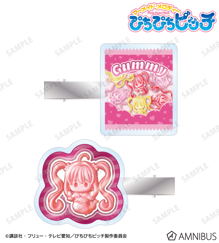 《Pre-Order》軟糖 petit-sserie Hair Clip Set｜唱K小魚仙 Pichi Pichi Pitch AMNIBUS 商品 (26PP33-P)
