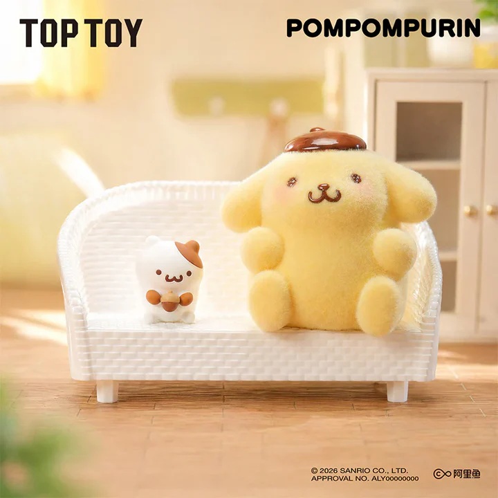 Pompompurin Flocky Daily Life Series Blind Box