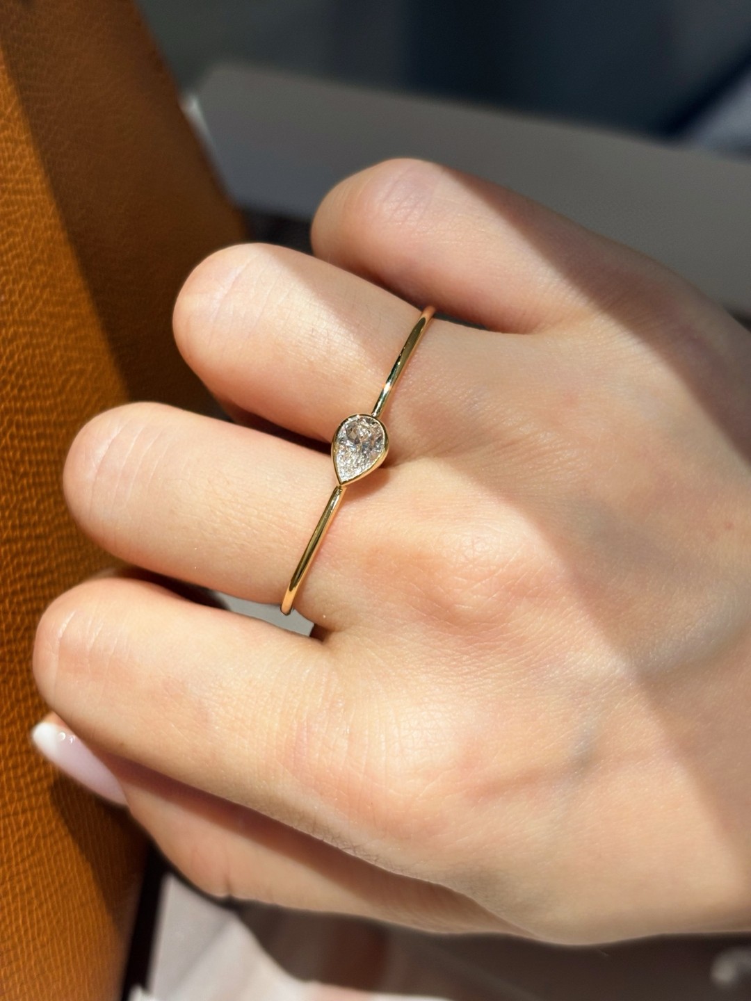 18K Lab Diamond Ring