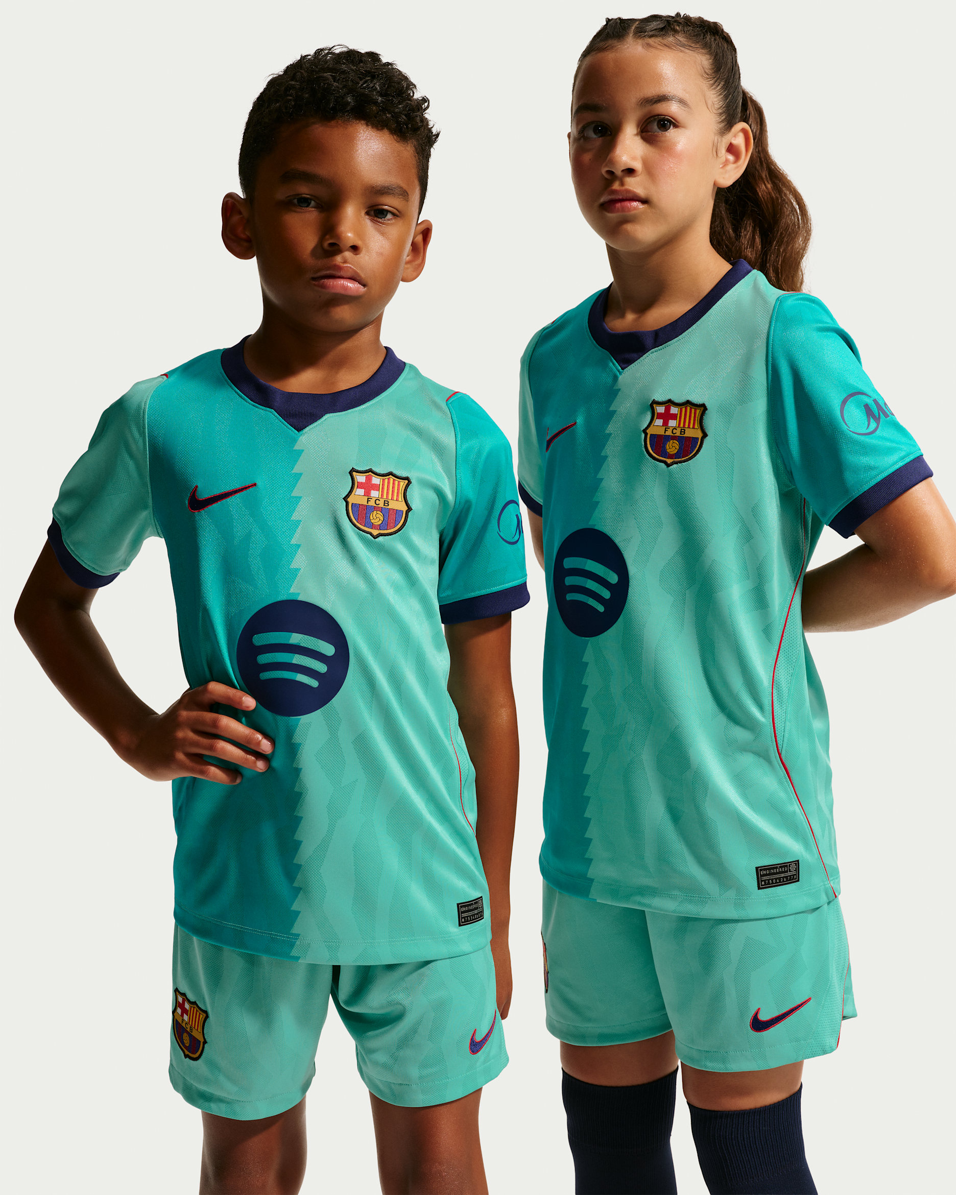 Nike Barcelona 巴塞羅拿 2026-27 三客童裝球迷版球衣 (可加印字章) II6686
