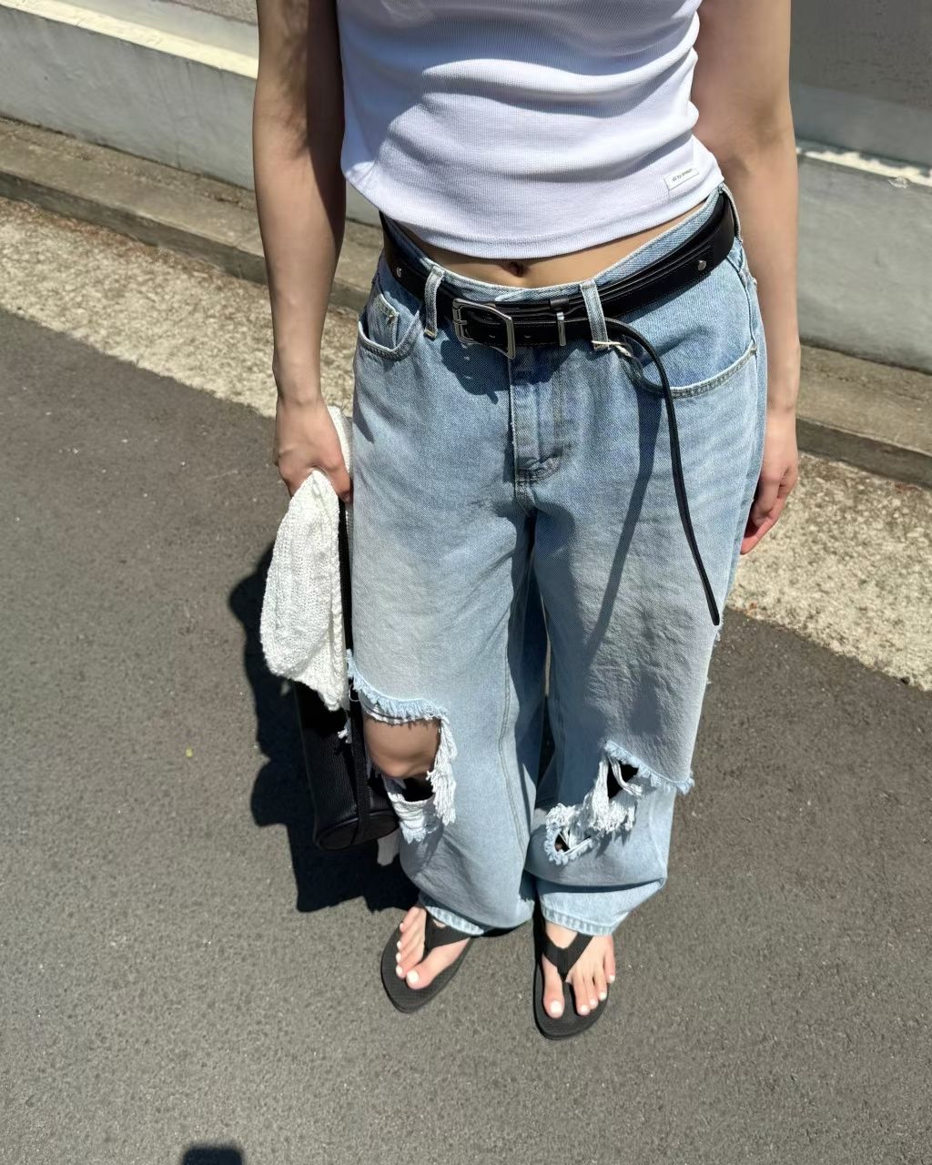 東大門女裝 | Torn jeans