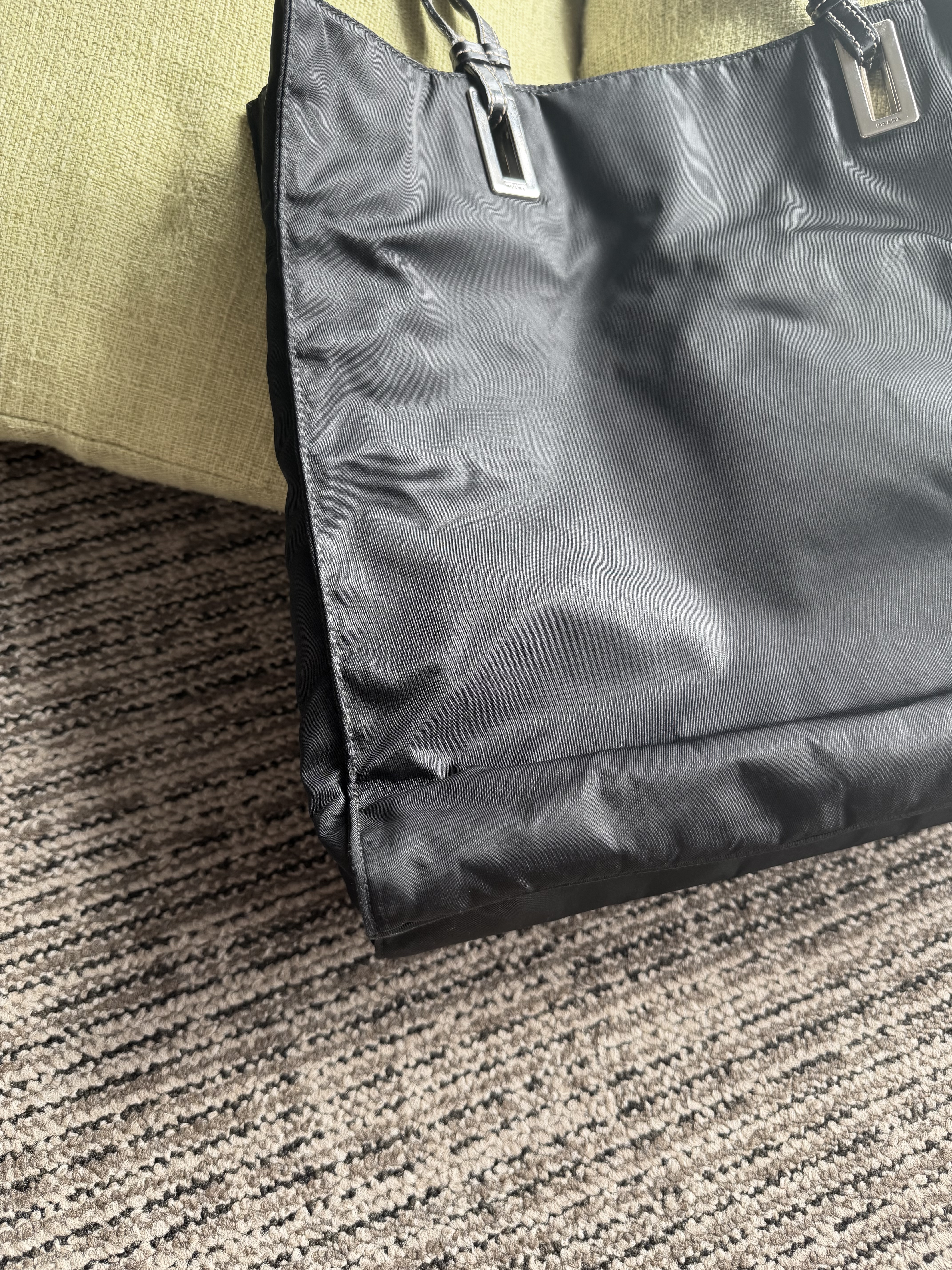 Prada black tote bag