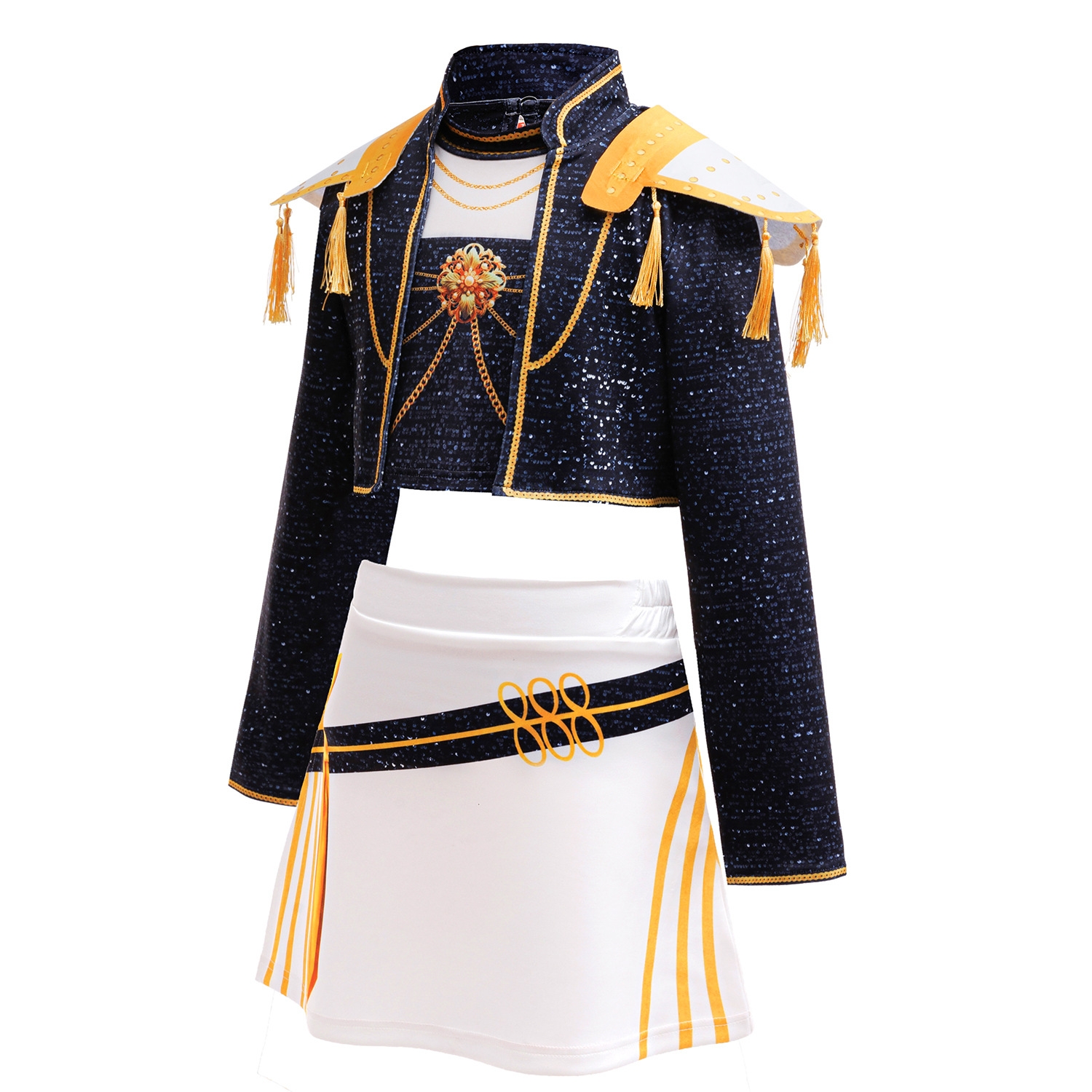 Lets cosplay K Pop Demon Hunters K Pop 獵魔女團 舞台爆閃演出服｜女團主角 Aurora 同款｜學校表演・萬聖節・K-Pop Show Cosplay cos1090