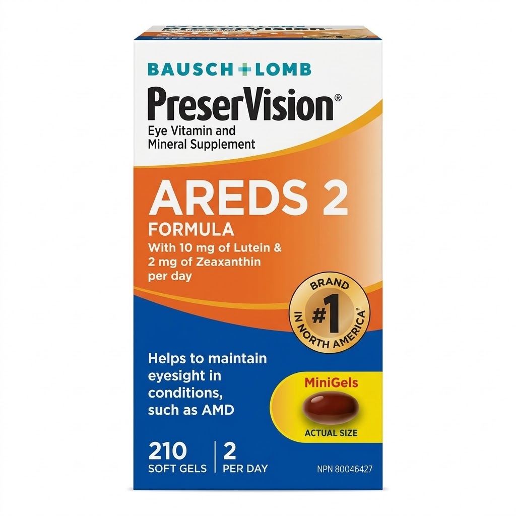 Bausch + Lomb  博士倫 眼部維生素和礦物質補充劑(210粒）