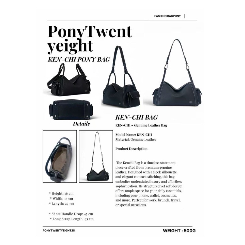 泰國Pony Twent Yeight Ken-Chi真皮袋