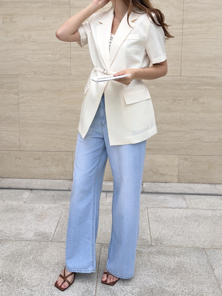 [極薄!!] Airy Light Wash Jeans