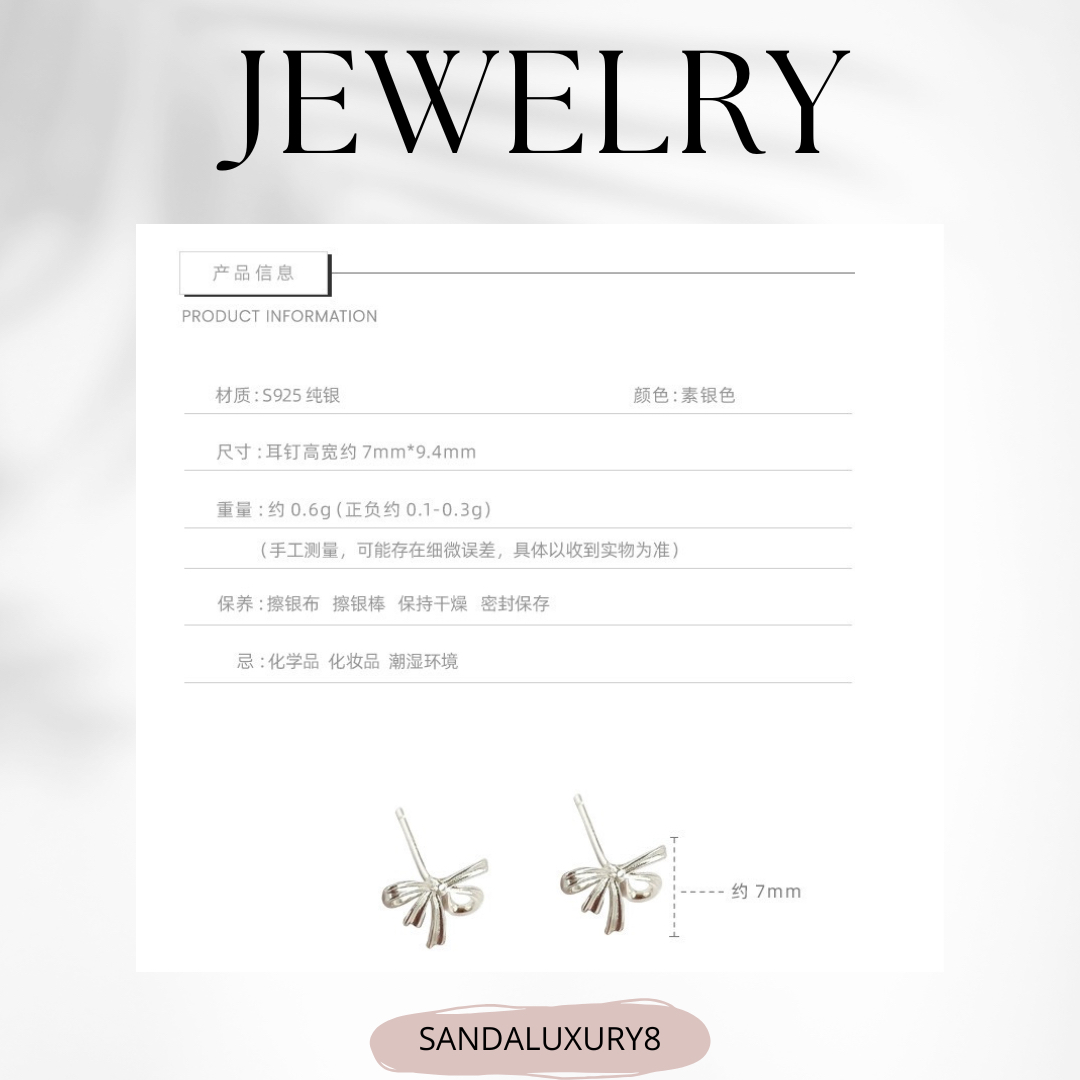 Minimalist Silver Stud Earrings