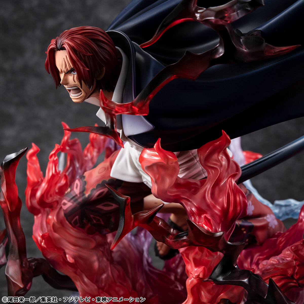 (預訂訂金 $900) (總價 $1814) (魂限) MegaHouse Portrait.Of.Pirates One Piece “SA-MAXIMUM”  Redhaired Shanks POP 海賊王 紅髮海賊團 大頭 紅髮 撒古斯 "神避" (行版)