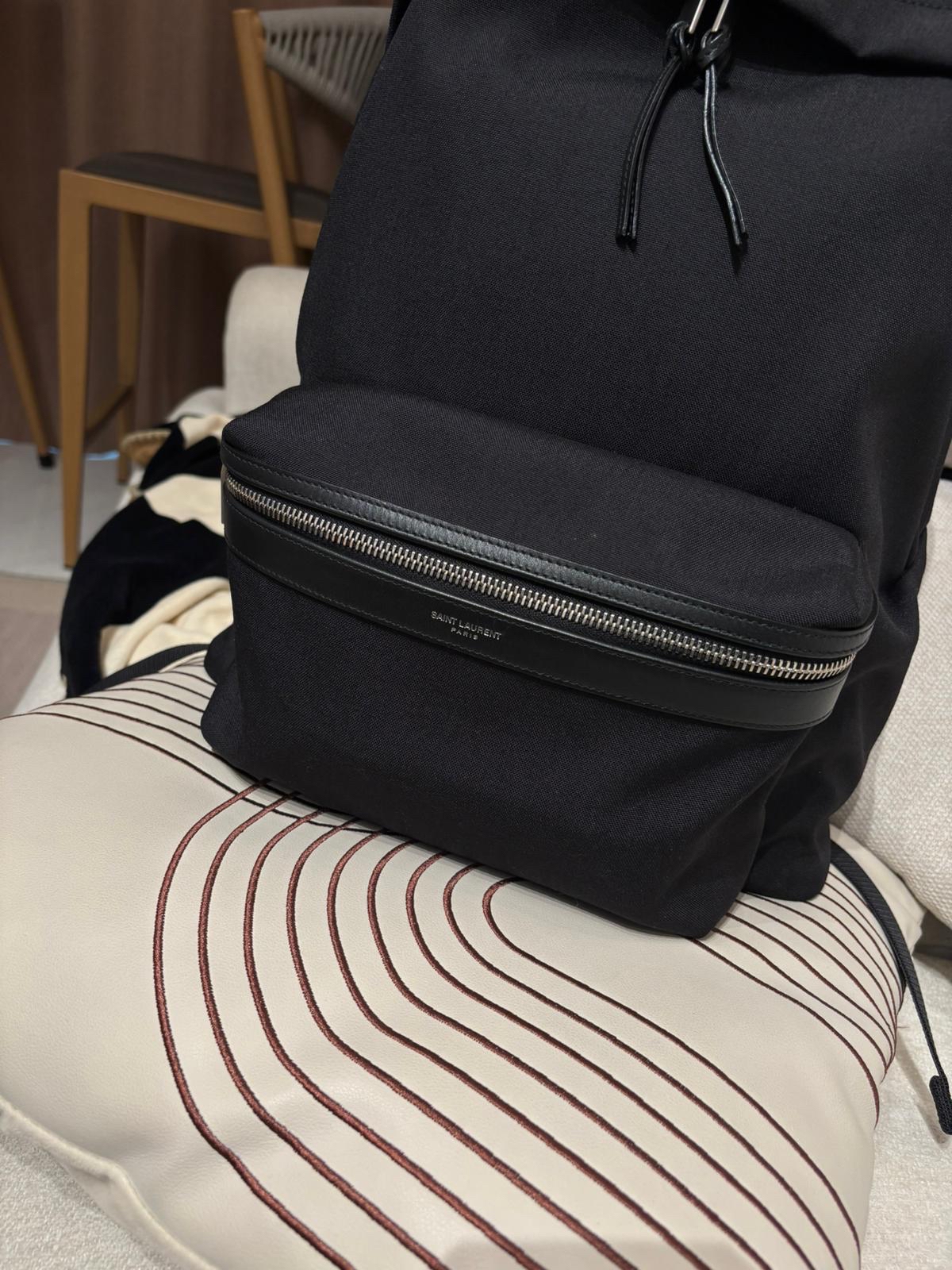 SAINT LAURENT nylon city backpack ysl 背囊 100%Authentic ,98%new✅Dust bag  