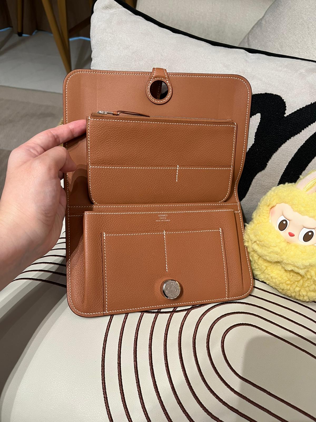 Hermes dogon duo WALLET ,STAMP U 100%Authentic ,unused 未使用品✅box 