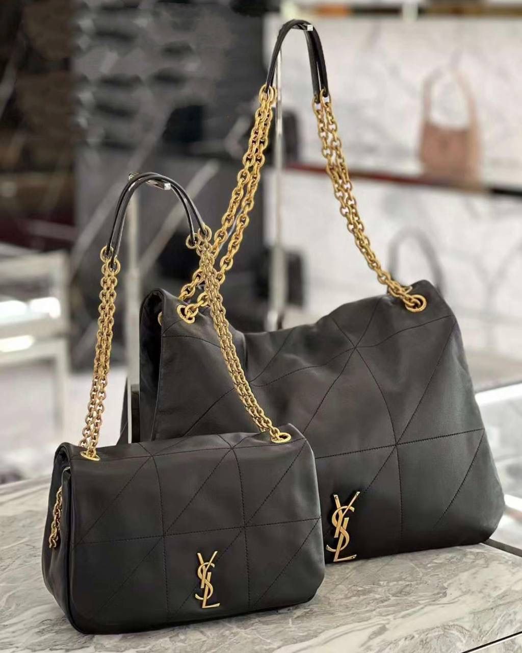 Saint Laurent YSL Niki 绗缝皮革链条包