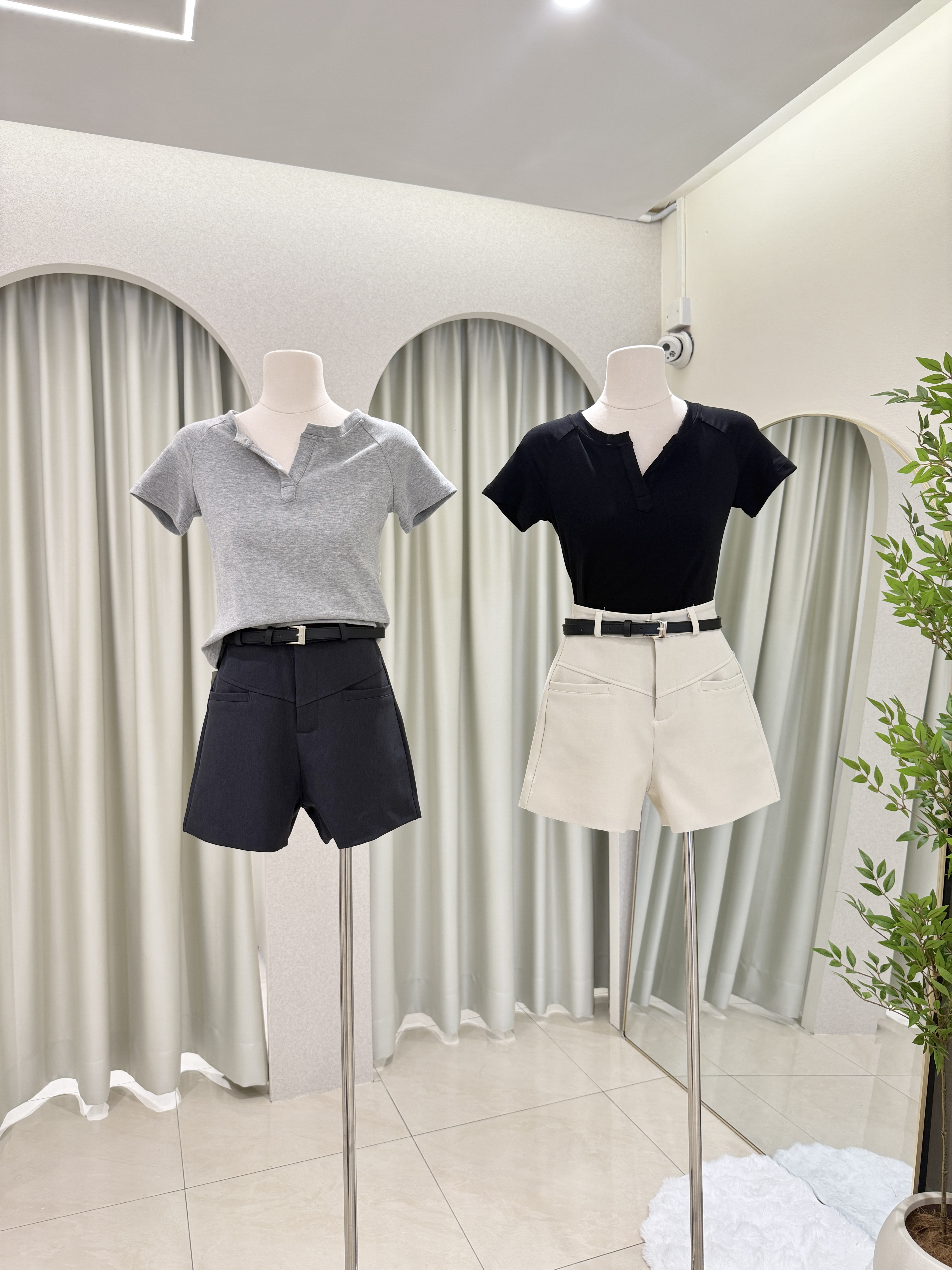 6879 爆款显瘦西装短裤