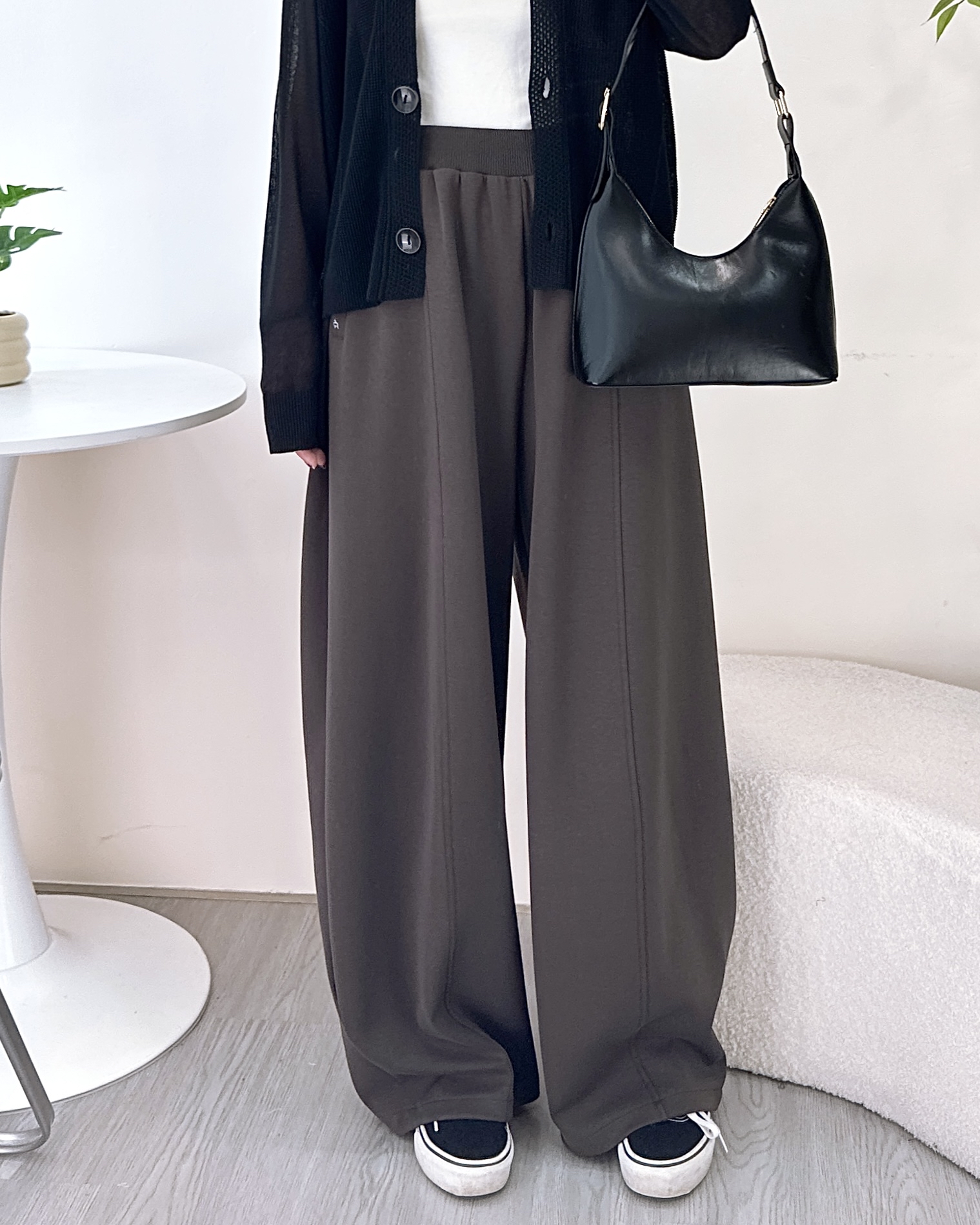 純棉免燙垂感休閒褲 3色