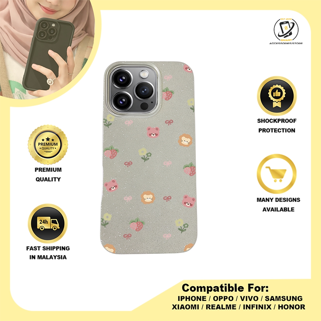 BLING CASE PHONE FOR IPHONE - DESIGN FLOWER H