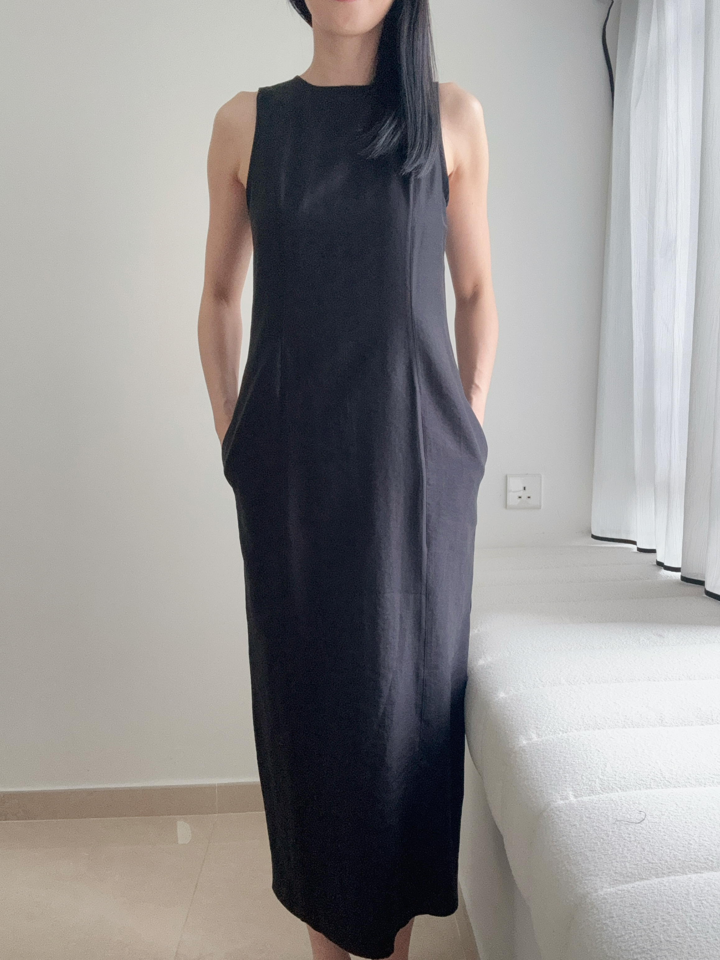 Elegant one piece long dress (with inner dress)