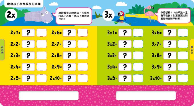 乘法好好玩(附白板筆)