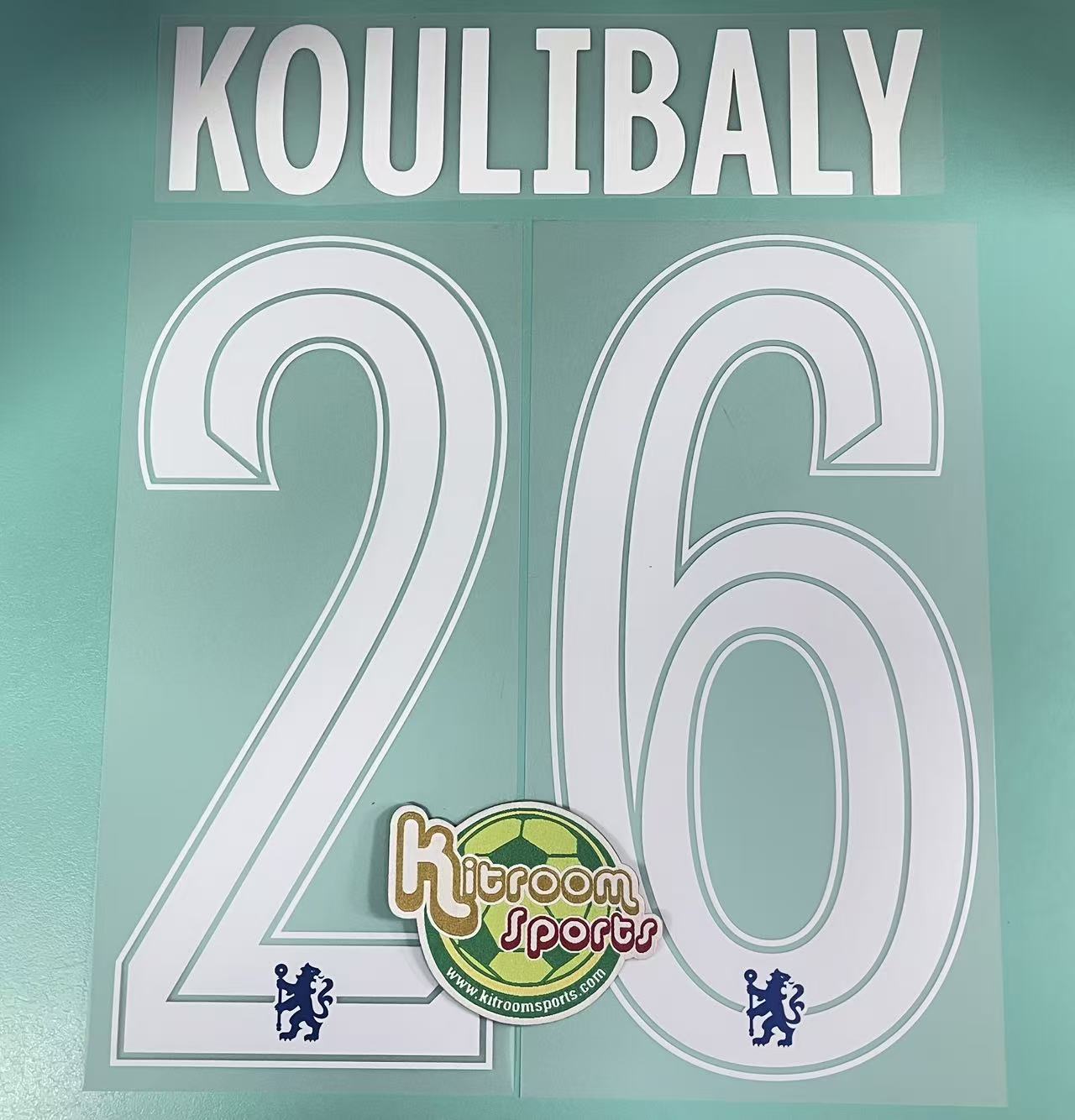 2022-23 Chelsea Home UCL Nameset #26 KOULIBALY