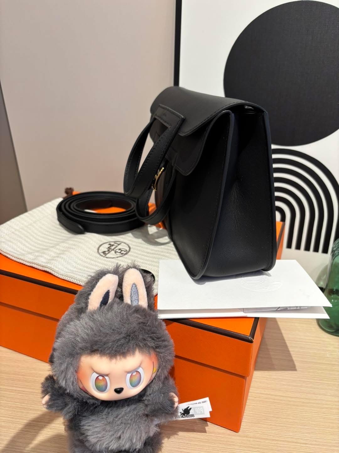 Hermes mini halzan,黑金 STAMP K 100%Authentic,99%new ✅專門店收據✅防塵袋✅box