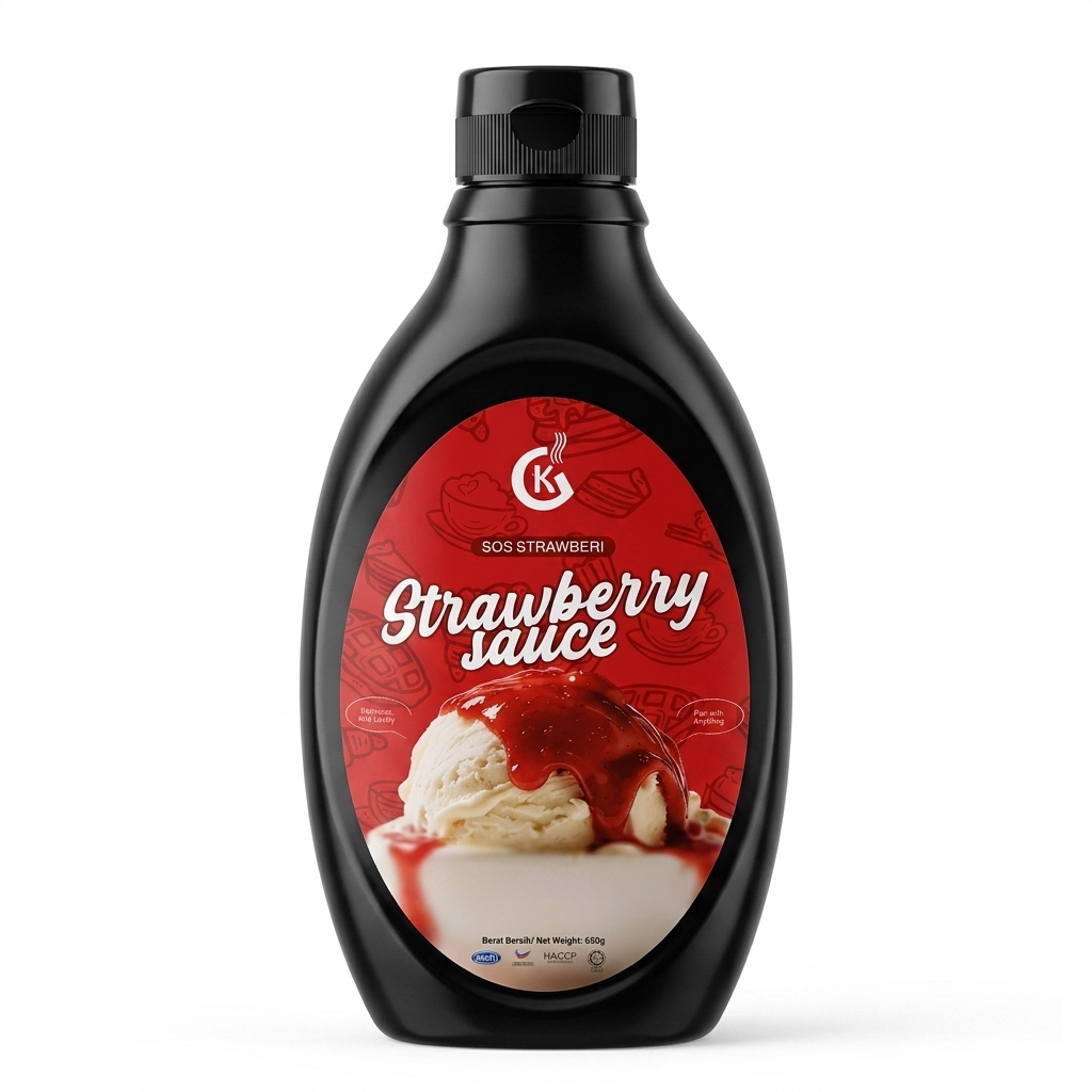 GK Strawberry Sauce 650g
