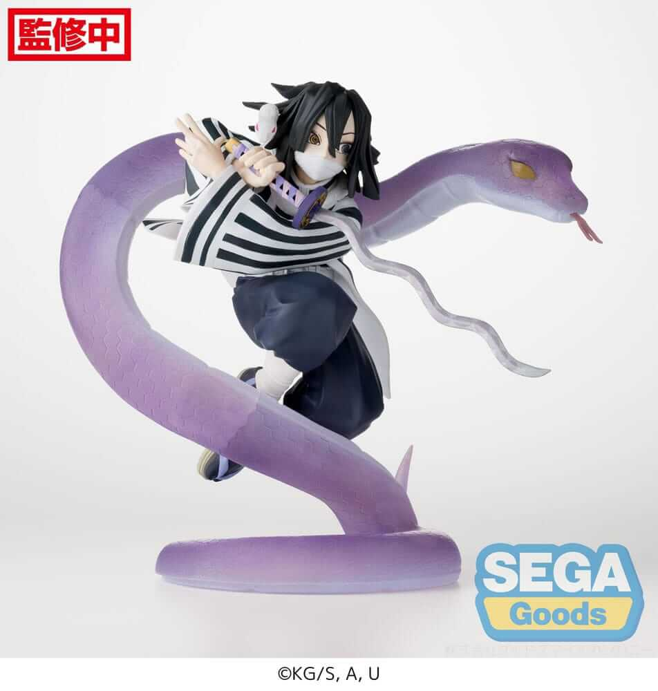 SEGA, Xross Link Anime Figure: Demon Slayer, Kimetsu no Yaiba, Obanai Iguro