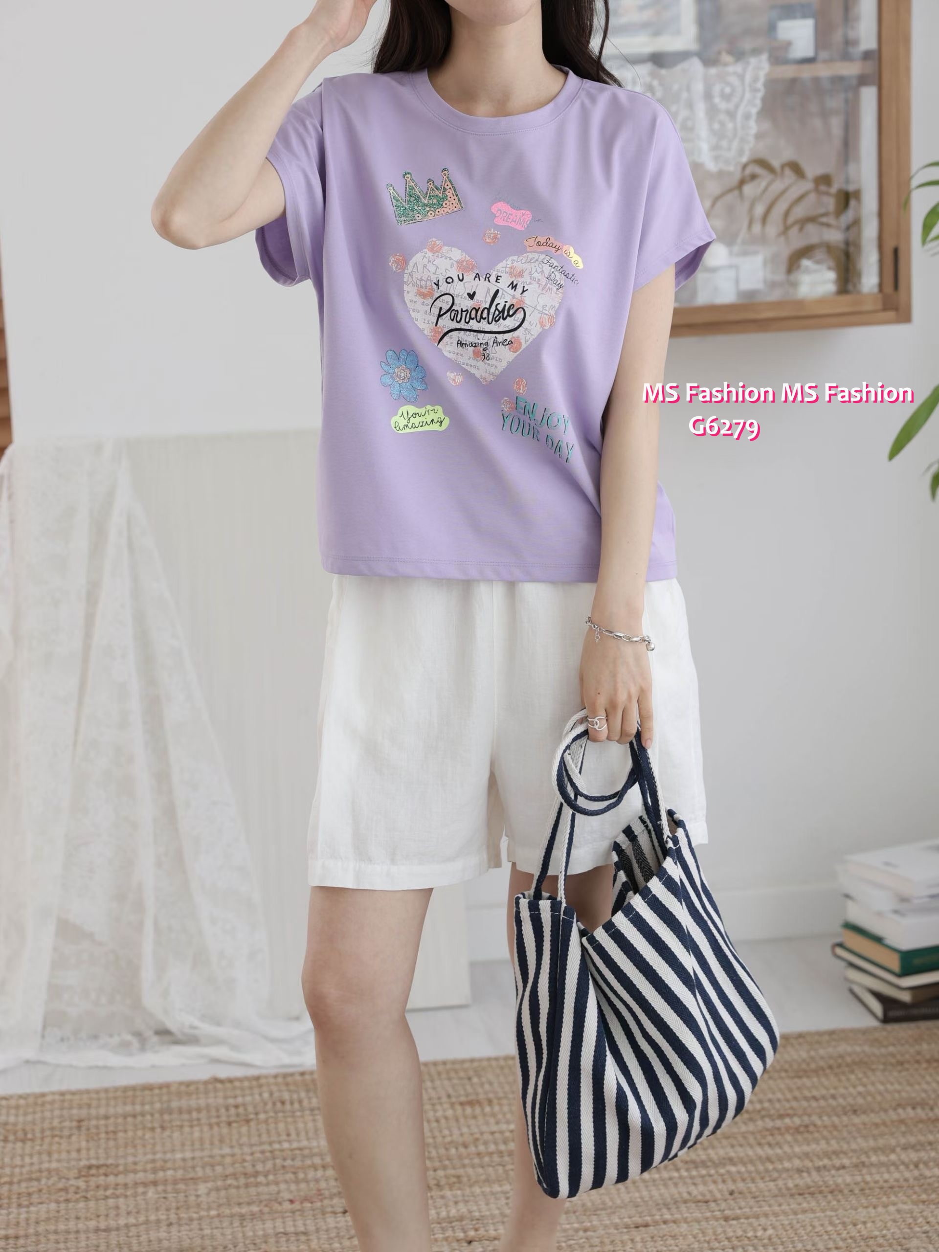 G6279 韓國🇰🇷靚print top