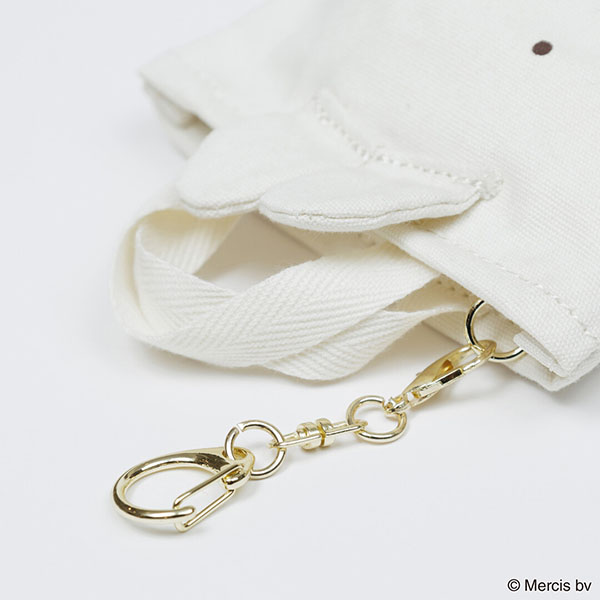 Miffy米菲兔 BRUNA 迷你tote bag吊飾 鑰匙扣