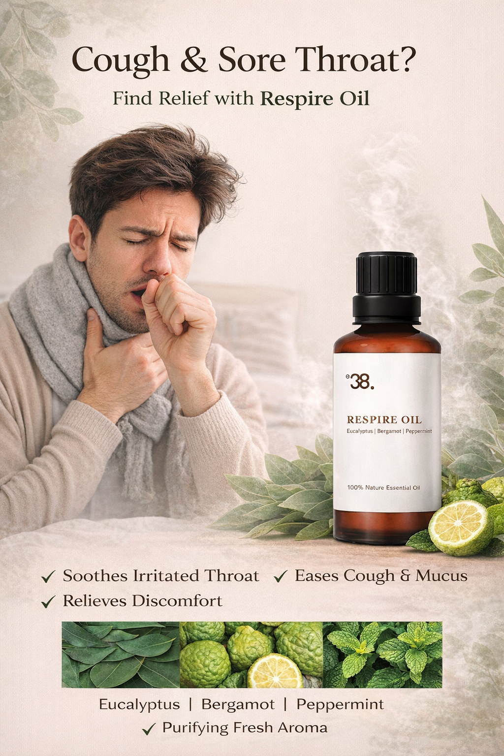 Respire Set (Respire Oil 20ml + Sanitizer 20ml)