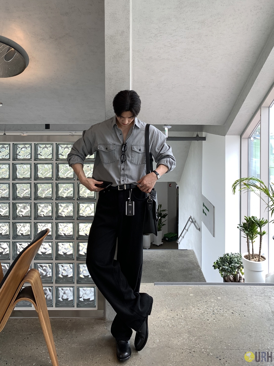 【100%保證韓國直送】Premium系列防皺防靜電機能斜紋寬褲 👖 [5 color] RL112926