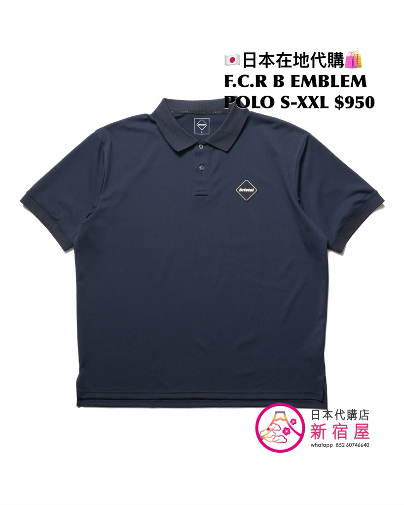 F.C.REAL BRISTOL EMBLEM POLO