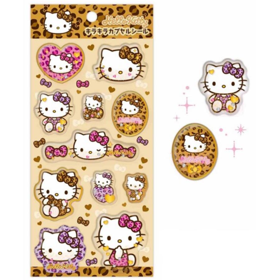 Sanrio Hello Kitty 閃片搖搖貼紙 618155